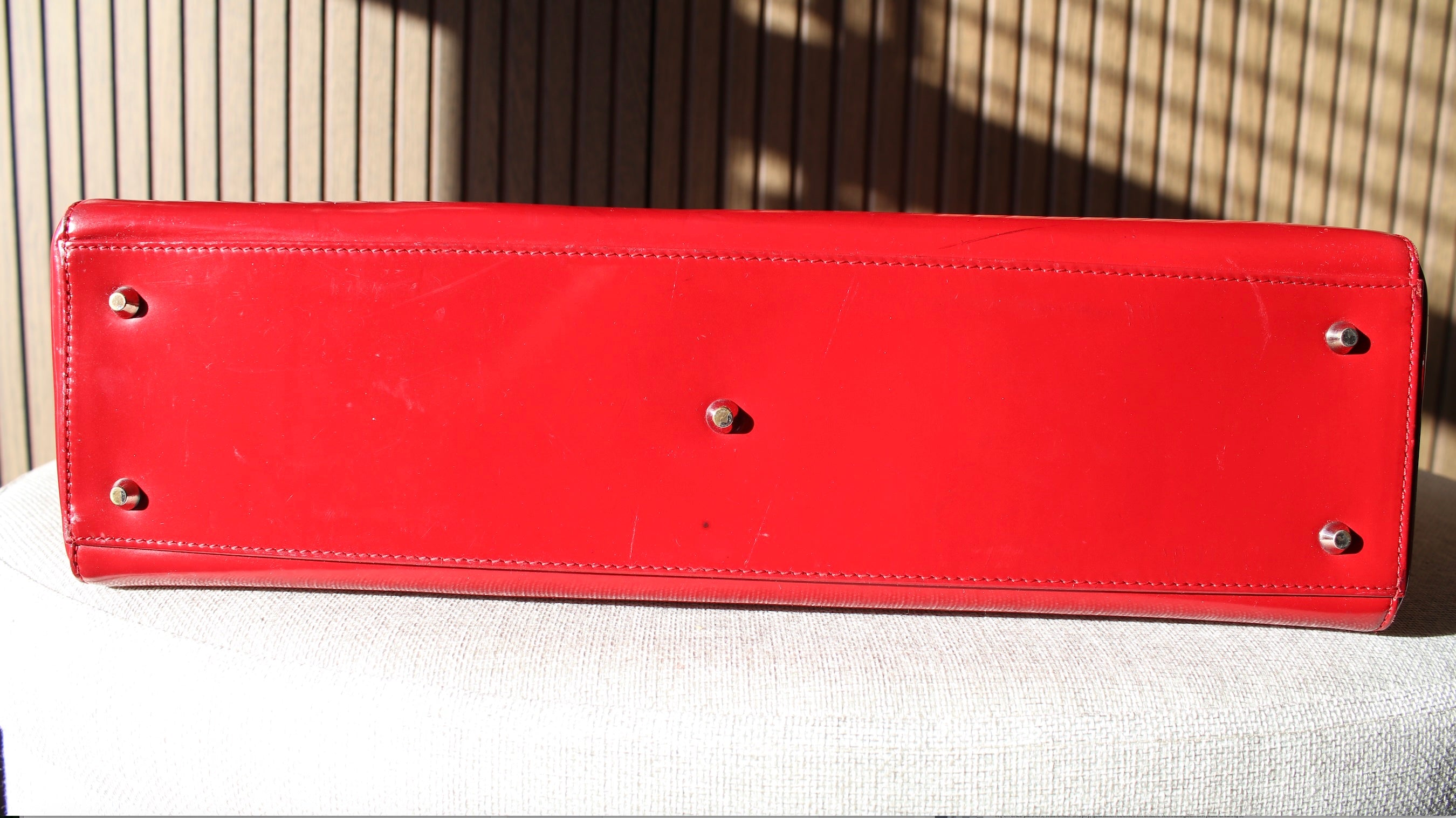 Christian Dior - Lady Dior lakleer rood