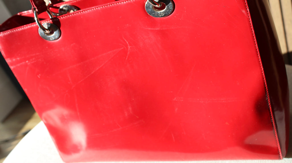 Christian Dior - Lady Dior lakleer rood