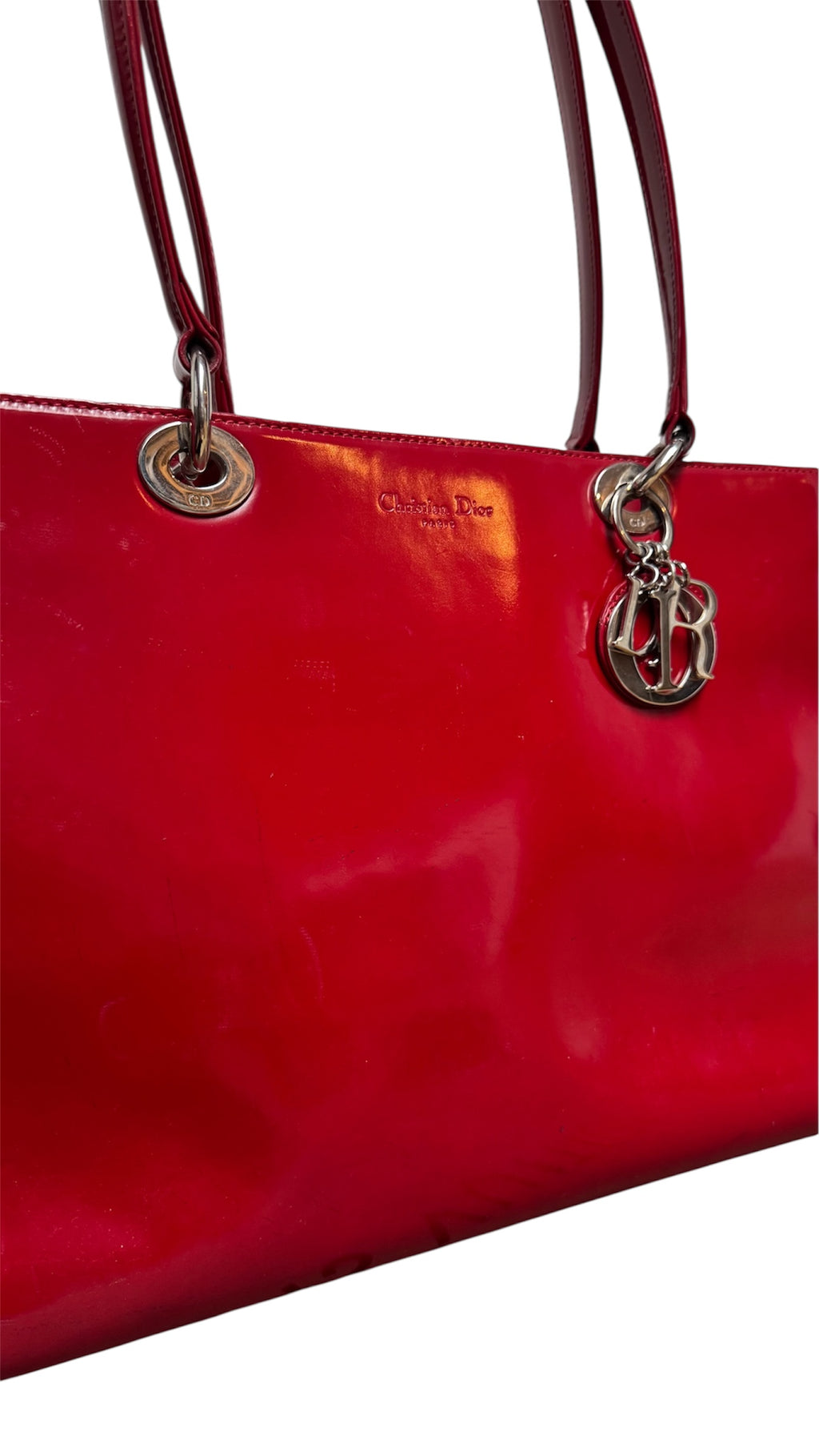 Christian Dior - Lady Dior lakleer rood