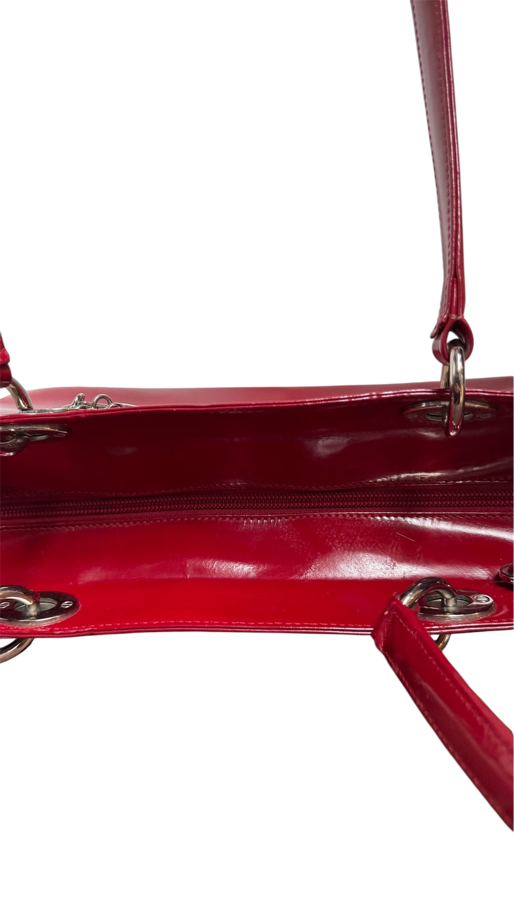 Christian Dior - Lady Dior lakleer rood
