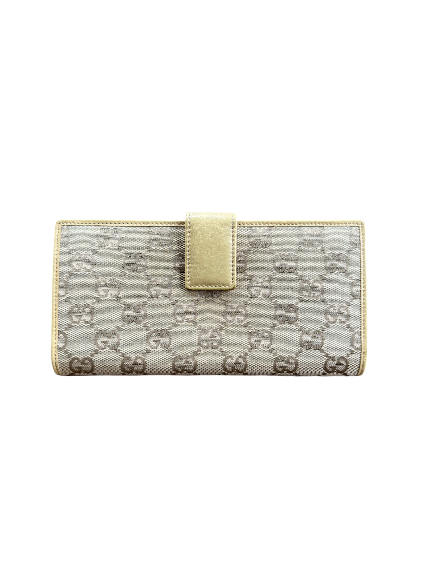 Gucci Portemonnee beige - GG monogram