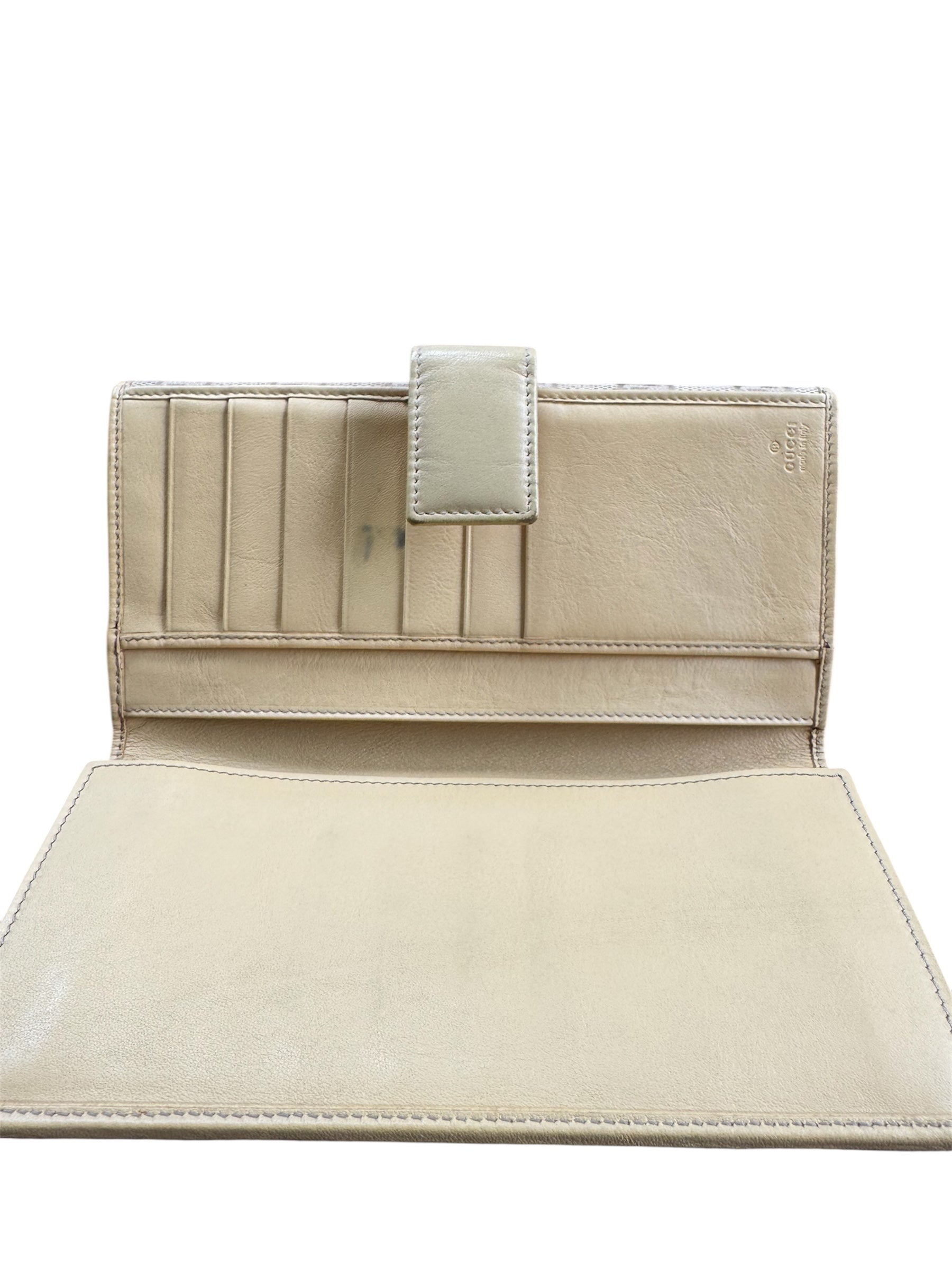 Gucci Portemonnee beige - GG monogram