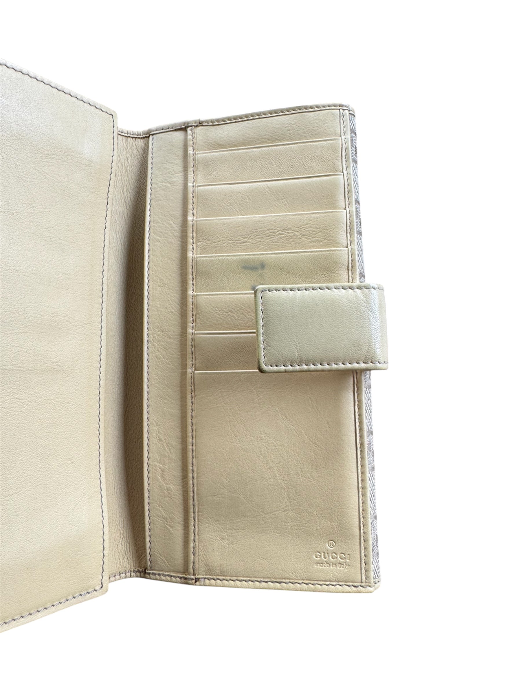 Gucci Portemonnee beige - GG monogram