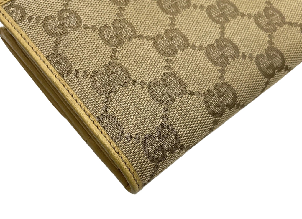 Gucci Portemonnee beige - GG monogram